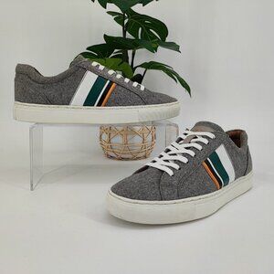 HUGO BOSS Woman's Trainers Mod Aiden Gray Fabric Shoes Size  38 / US 8